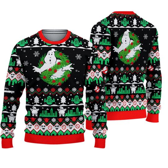 Discover CHRISTMAS JUMPER UGLY SWEATER GHOSTBUSTERS