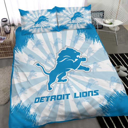 Discover Lions Football Bedding Set
