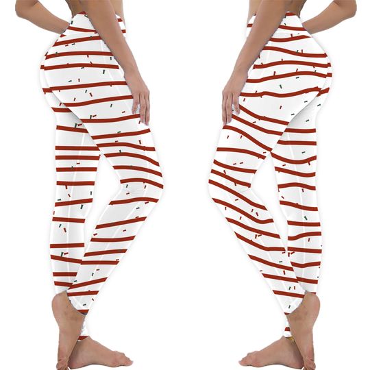 Discover Little Debbie Cake Christmas Tree Snack Cake Leggings