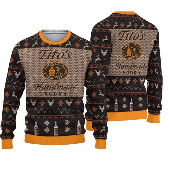 Discover Titos Vodka Christmas Ugly Sweater