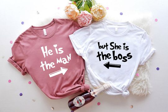 Discover Valentine's Day Couple T-Shirt, Matching Valentine Shirt