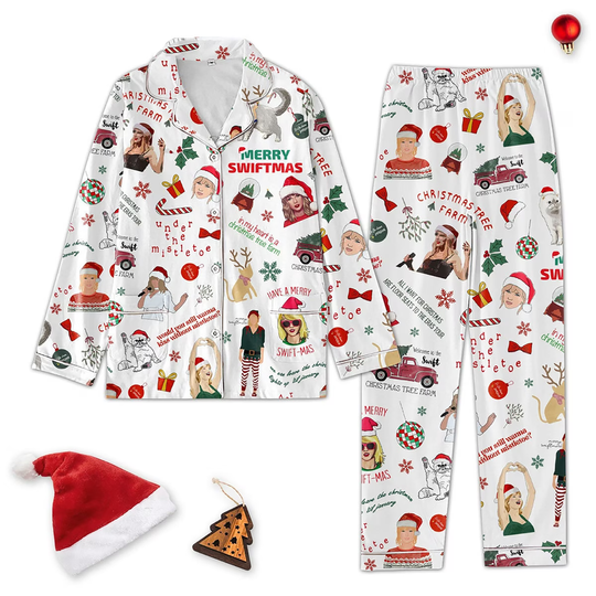 Discover Merry Swiftmas Christmas Pajamas Set