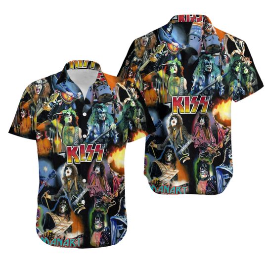 Discover Rock Band 3D All Over Print Hawaiian Shirt,Hawaiian Shirt