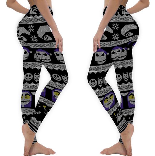 Discover Nightmare Before Christmas Ugly Leggings