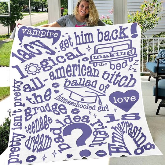Discover Olivia Rodrigo Blanket, Guts Tour Blanket