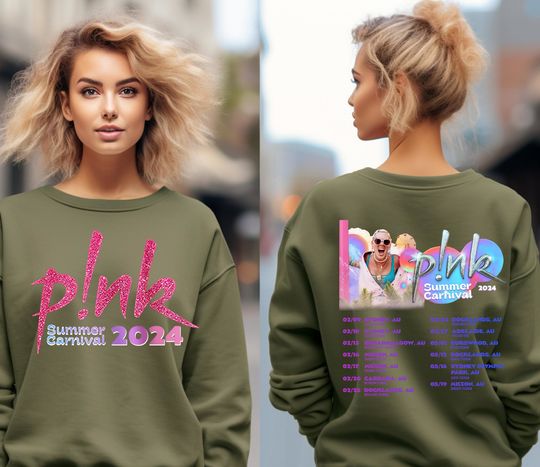 Discover P!nk Pink Singer Summer 2024 Tour Sweatshirt,Pink Fan Lovers