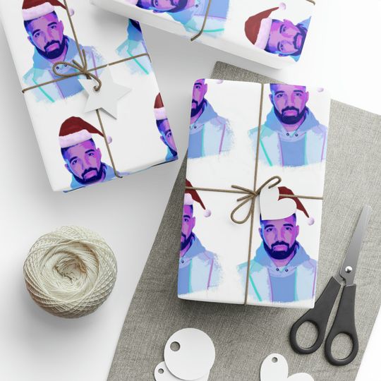 Discover Drake Wrapping Paper - Birthday Gift Wrap
