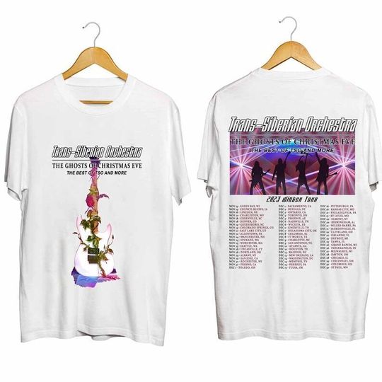 Discover 2023 Trans Siberian Orchestra The Ghosts Of Christmas Eve Winter Tour T-Shirt