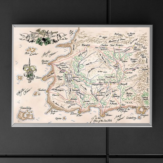 Discover wheel of time map Premium Matte Vertical Poster