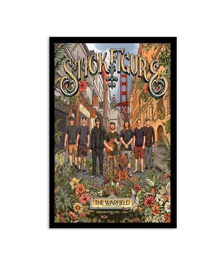 Discover Stick Figure February 10 & 12 2024 The Warfield San Francisco, CA Poster