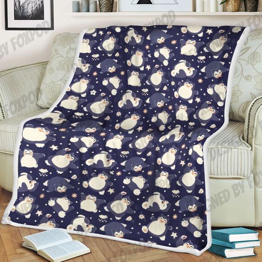Discover Sn Lax Pattern Fleece Blanket