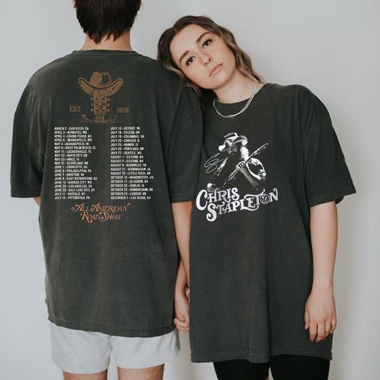 Discover All American Road Show 2024 Tour Shirt, Chris Stapletn Shirt