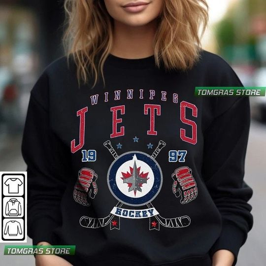Discover Winnipeg Jet, Vintage Winnipeg Jet Sweatshirt \ T-Shirt, Jets Sweater