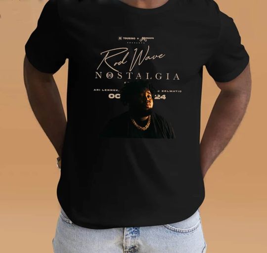 Discover Rod Wave Nostalgia Tour T-Shirt