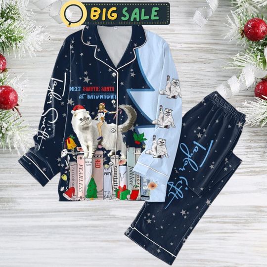 Discover Tayl0r Meet me at m!dnight Pajamas Set, Swiftiies Christmas