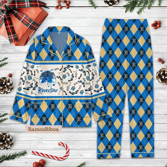 Discover Harry Potter Christmas Pajamas Set, Harry Ravenclaw Pj Set,