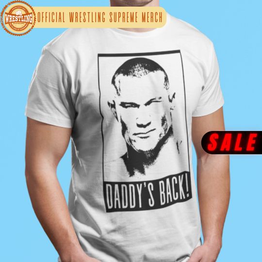 Discover Randy Orton T-Shirt Wrestling Entertainment The Viper Randy Orton Daddy's Back T-Shirt