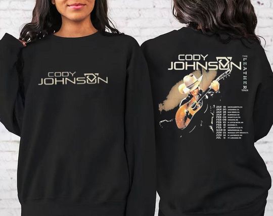Discover Cody Johnsonn The Leather Tour 2024 Sweatshirt, Cody Johnsonn Concert 2024