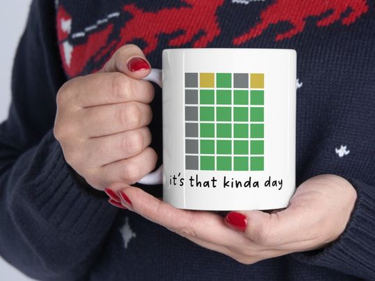Discover Funny Wordle Mug - Great Gift for Coworkers