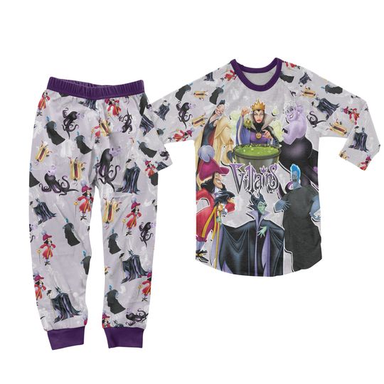 Discover Christmas Villains Pajamas Set