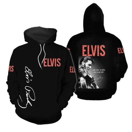 Discover Elvis Presley Christmas 3D Hoodie