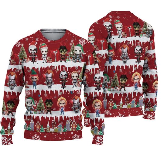 Discover Horror Movie Ugly Sweater