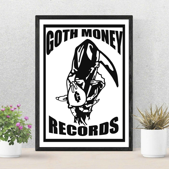 Discover Goth Money Records Premium Matte Vertical Poster