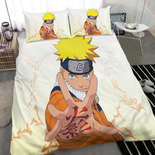 Discover 3D Printed Anime Narut0 Bedding Set