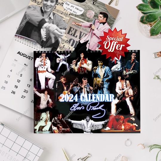 Discover 2024 Elvis Presley Celebrity Calendar