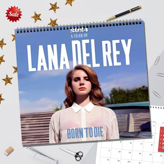 Discover Lana Del Rey Calendar 2024 Wall Calendar, Lana Del Rey Wall Calendar 2024