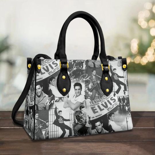 Discover Elvis presley Leather Bag