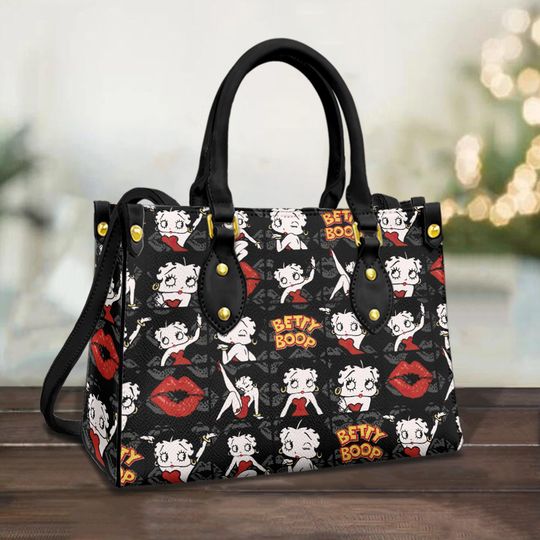 Discover Betty Boop lover women Leather Handbag