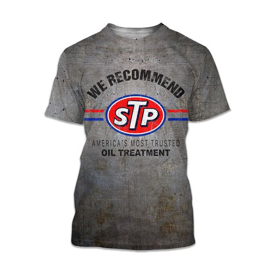 Discover We Recommend Casual Vintage Motor Oil Motorcycles 3D T-shirt