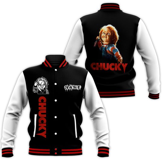 Discover Personalized Chucky Baseball Jacket