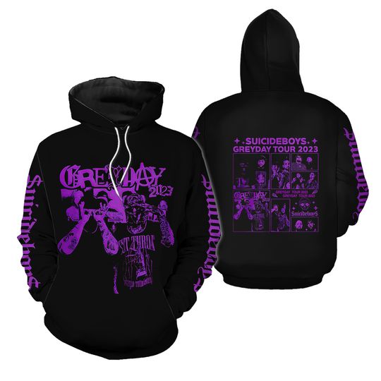 Discover Suicideboys Grey Day Concert Rap Hoodie