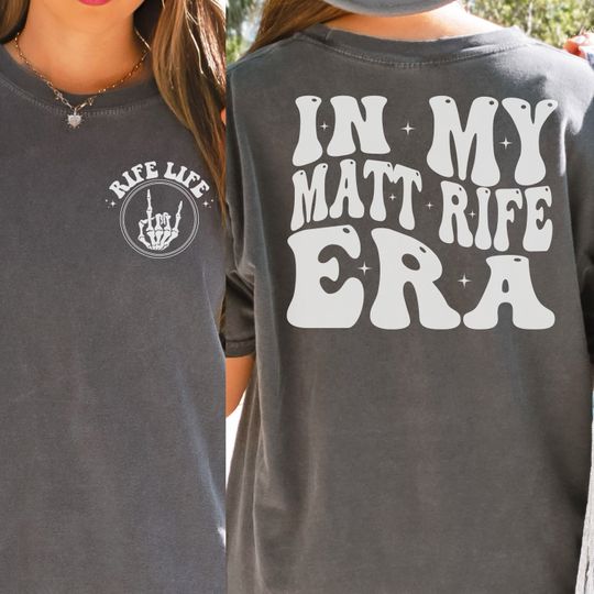 Discover In My Matt Rife Era T-Shirt