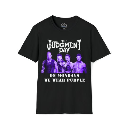 Discover Tacky & Hacky The Judgement Day On Mondays We Wear Purple shirt