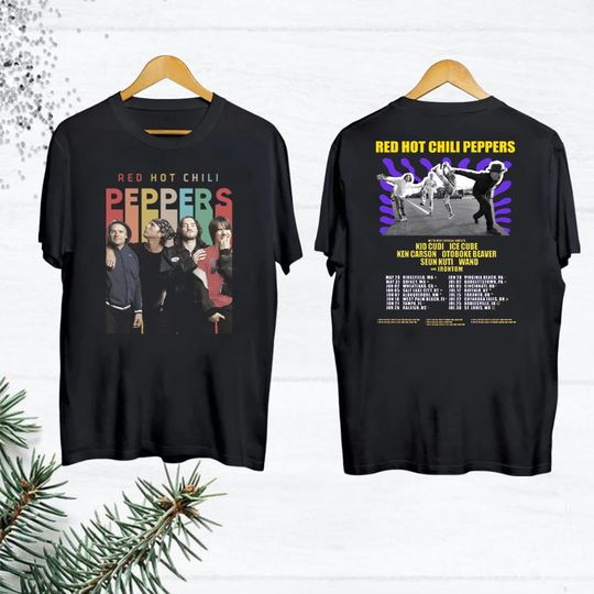 Discover Vintage Red Hot Chili Peppers 2024 Tour Shirt, Red Hot Chili Peppers Band Shirt