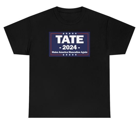 Discover Tate 2024 Funny Offensive Shirt