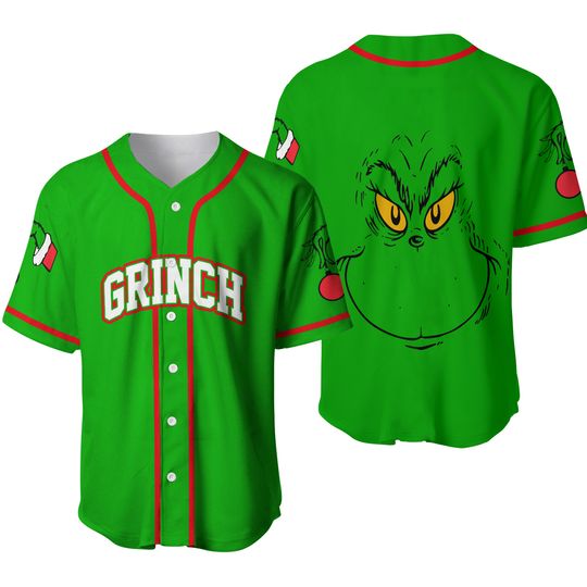 Discover Christmas funny character Baseball Jersey