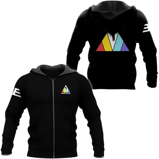 Discover Imagine Dragons Unisex Zipped Hoodie