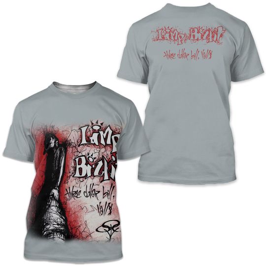 Discover Limp Bizkit music vintage 3D Tshirt