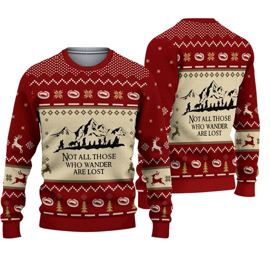 Discover Lord of the Rings Christmas Ugly Sweater