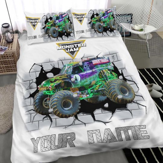 Discover Grave Digger Truck Bedding Set