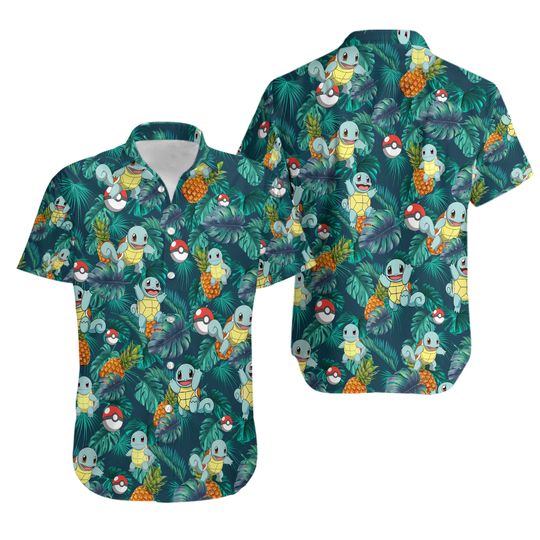 Discover Squirtle Tropical Hawaiian Shirt