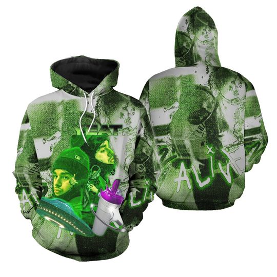 Discover Yeat  Hip Hop 90s 3D Hoodie