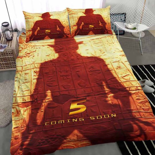 Discover Indiana-Jones-and-the-Dial-of-Destiny Bedding Duvet Cover Set
