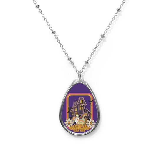 Discover Scooby Doo Mystery Inc Custom Jewelry- Oval Necklace