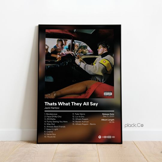 Discover J Harlo - Thats What They All Say Album Poster
