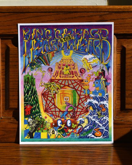 Discover King Gizzard 20 Album Poster